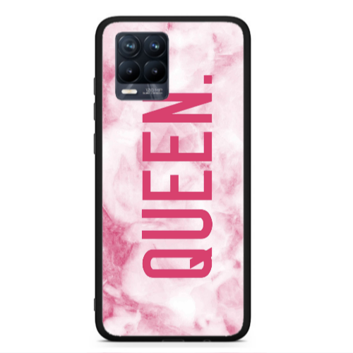 Realme 8  Marble Queen Black Glossy Θήκη