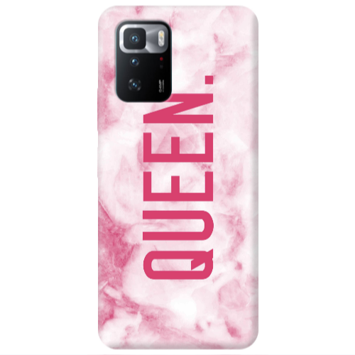 Xiaomi Poco X3 GT Marble Queen Transparent Silicone TPU Θήκη