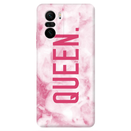 Xiaomi Poco F3 Marble Queen Transparent Silicone TPU Θήκη