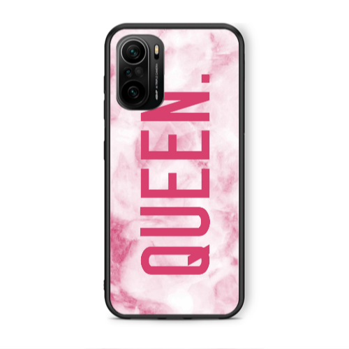 Xiaomi Poco F3 Marble Queen Black Glossy Θήκη