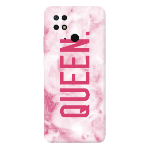 Xiaomi Poco C40 Marble Queen Transparent Silicone TPU Θήκη