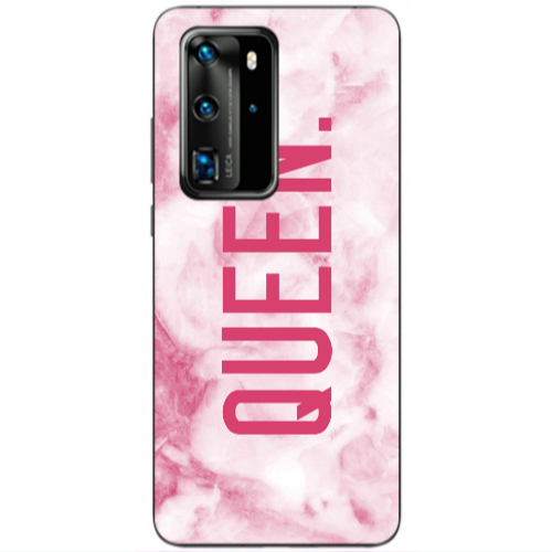 Huawei P40 Pro Marble Queen Transparent Silicone TPU Θήκη