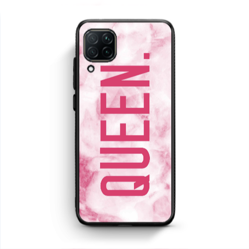 Huawei P40 Lite Marble Queen Black Glossy Θήκη