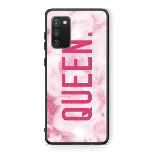 Samsung A02s Marble Queen Black Glossy Θήκη