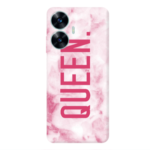Realme C55 Marble Queen Transparent Silicone TPU Θήκη