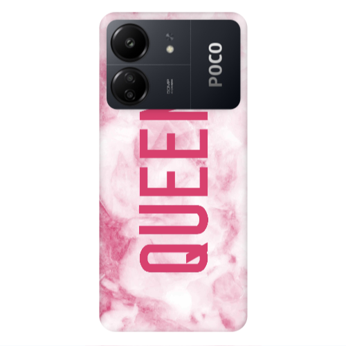 Xiaomi Poco C65 Marble Queen Transparent Silicone TPU Θήκη