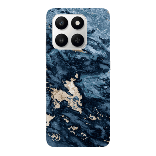 Honor Magic 400 Smart Marble Blue Gold  Transparent Silicone TPU Θήκη