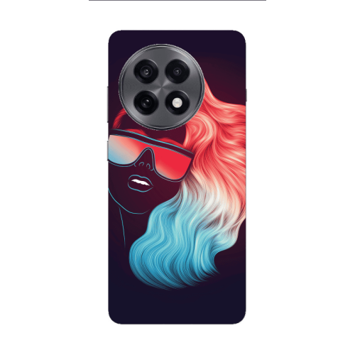 Oneplus 13 5G Girl with glasses Transparent Silicone TPU Θήκη
