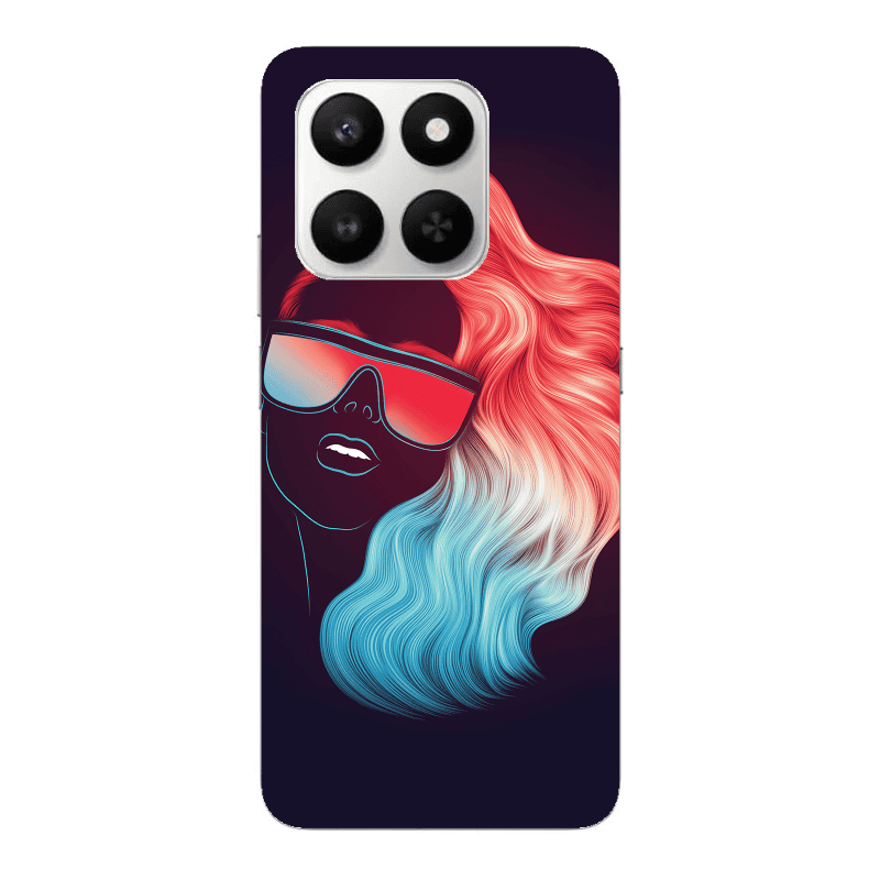 Honor Magic 400 Smart Girl with glasses Transparent Silicone TPU Θήκη