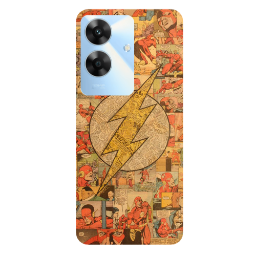 Realme Note 60 Mavel Pattern Transparent Silicone TPU Θήκη