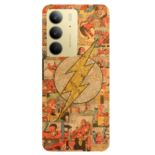 Realme C 75 Mavel Pattern Transparent Silicone TPU Θήκη