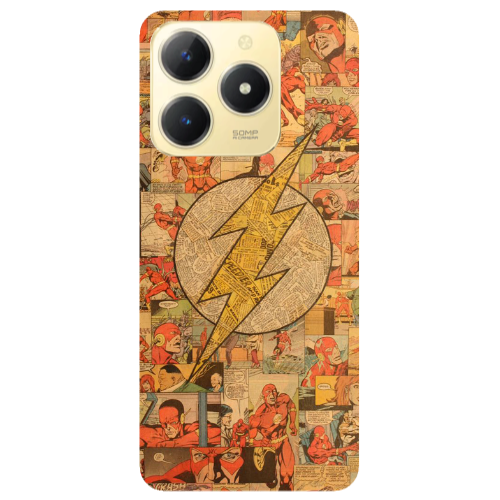 Realme C61 Mavel Pattern Transparent Silicone TPU Θήκη