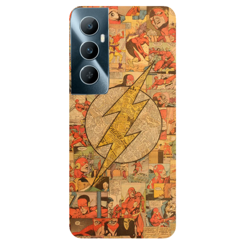 Realme C65 Mavel Pattern Transparent Silicone TPU Θήκη