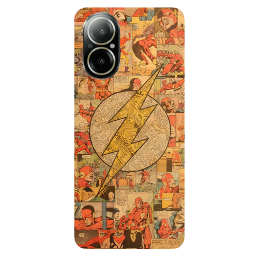 Realme C67 Mavel Pattern Transparent Silicone TPU Θήκη