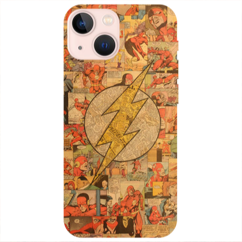 Apple iPhone 13 Mavel Pattern Transparent Silicone TPU Θήκη
