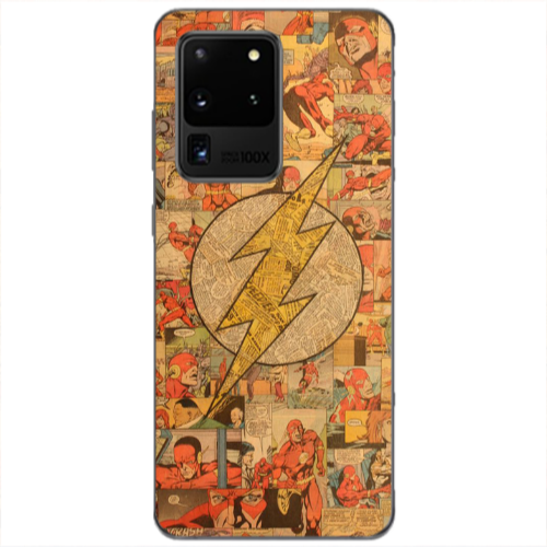 Samsung S20 Ultra Mavel Pattern Transparent Silicone TPU Θήκη