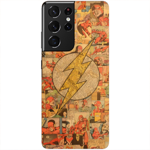 Samsung S21 Ultra Mavel Pattern Transparent Silicone TPU Θήκη