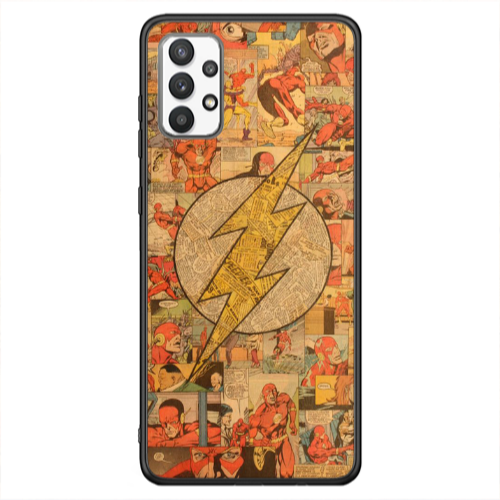 Samsung A13 4G Mavel Pattern Black Glossy Θήκη