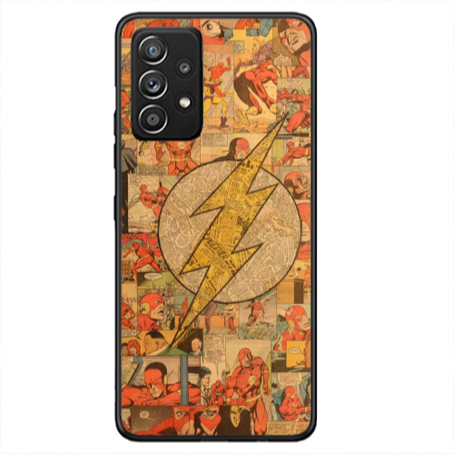 Samsung A53 Mavel Pattern Black Glossy Θήκη
