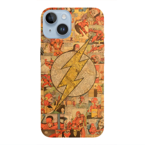 Apple iPhone 14  Mavel Pattern Transparent Silicone TPU Θήκη
