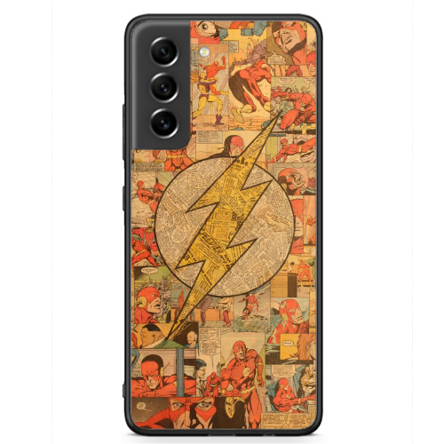 Samsung S21 FE Mavel Pattern Black Glossy Θήκη