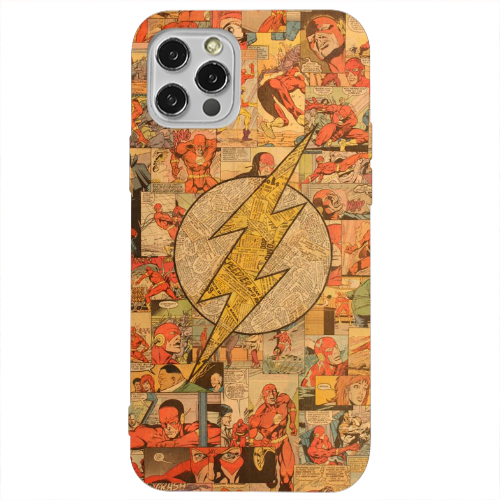 Apple iPhone 12 Pro Mavel Pattern Transparent Silicone TPU Θήκη