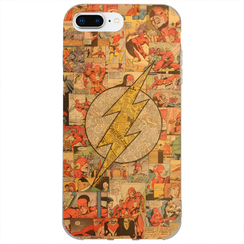 Apple iPhone 7 Plus Mavel Pattern Transparent Silicone TPU Θήκη