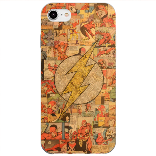 Apple iPhone SE 2020 Mavel Pattern Transparent Silicone TPU Θήκη