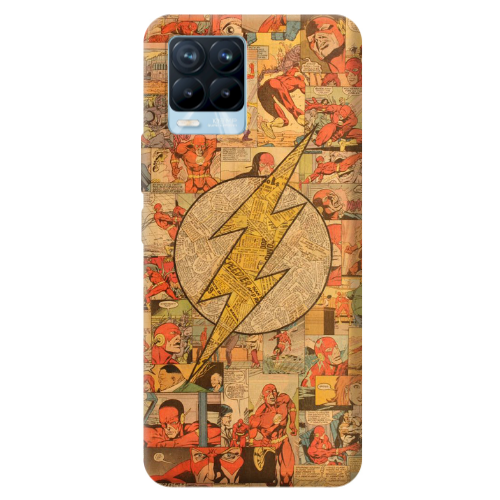 Realme 8 Pro Mavel Pattern Transparent Silicone TPU Θήκη