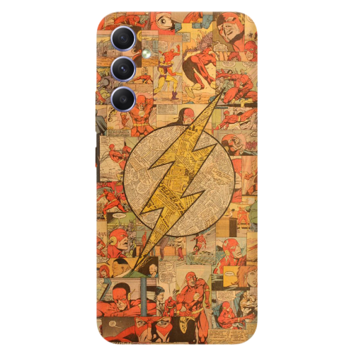 Samsung A34 Mavel Pattern Transparent Silicone TPU Θήκη