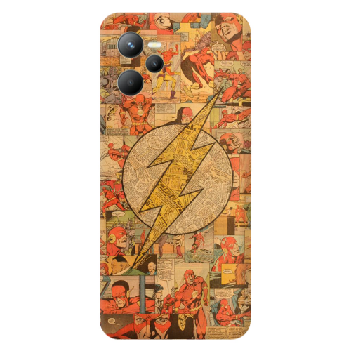 Realme C35 Mavel Pattern Transparent Silicone TPU Θήκη