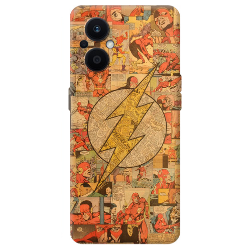 Oppo Reno 7 Lite Mavel Pattern Transparent Silicone TPU Θήκη