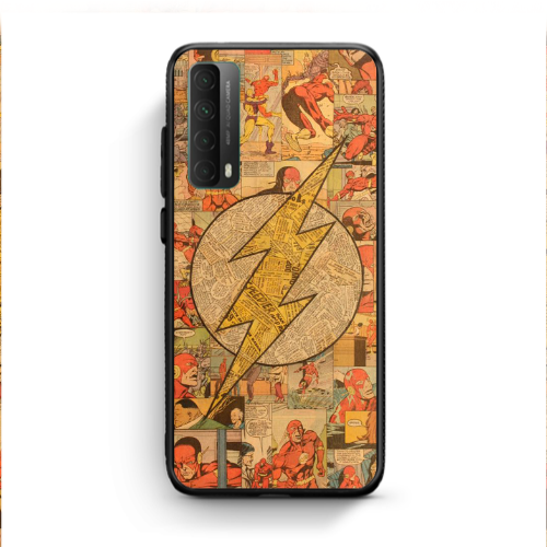 Huawei P Smart 2021 Mavel Pattern Black Glossy Θήκη