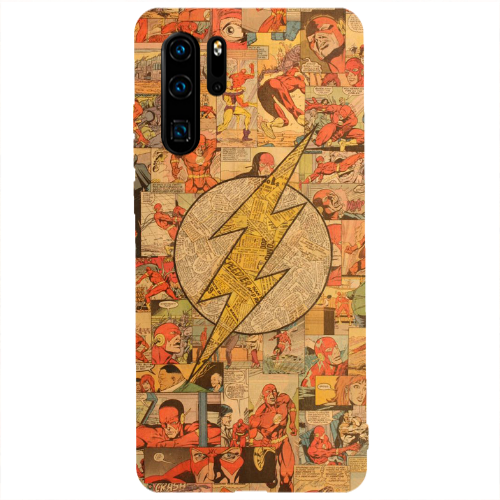 Huawei P30 Pro Mavel Pattern Transparent Silicone TPU Θήκη