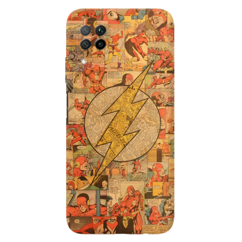 Huawei P40 Lite Mavel Pattern Transparent Silicone TPU Θήκη