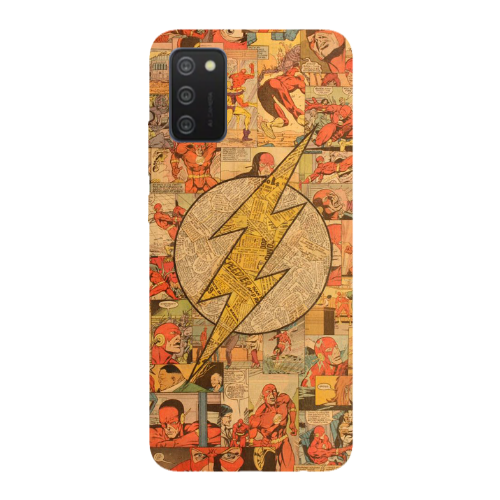 Samsung A02s Mavel Pattern Transparent Silicone TPU Θήκη