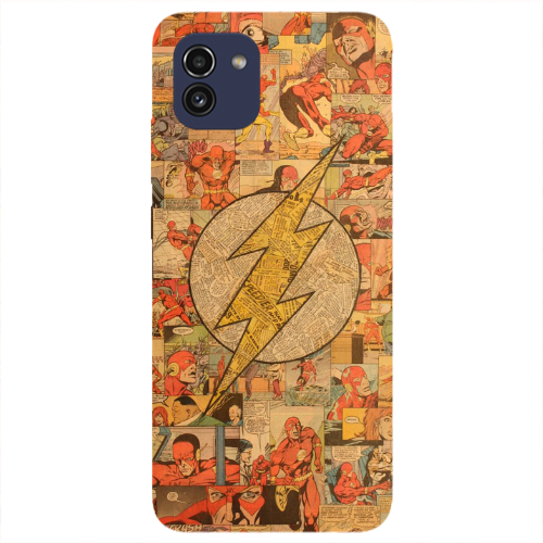 Samsung A03 Mavel Pattern Transparent Silicone TPU Θήκη
