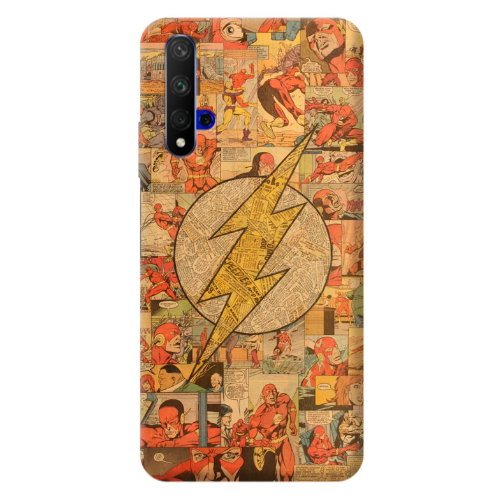 Huawei Nova 5 T Mavel Pattern Transparent Silicone TPU Θήκη