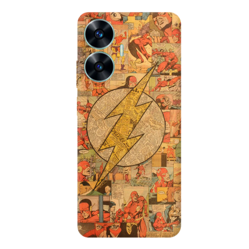 Realme C55 Mavel Pattern Transparent Silicone TPU Θήκη