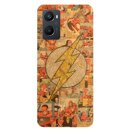 Oppo A 96 Mavel Pattern Transparent Silicone TPU Θήκη