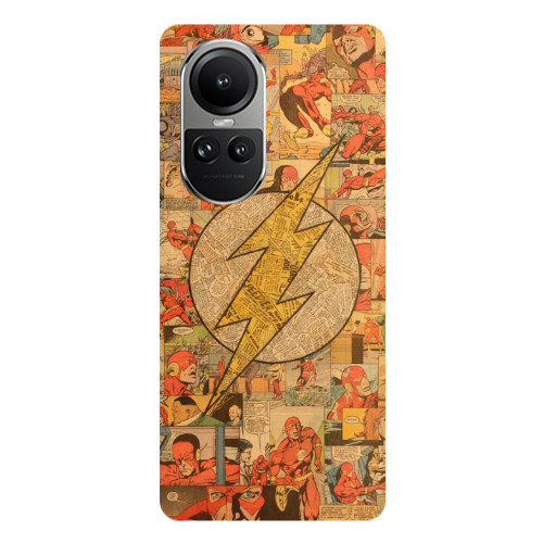 Oppo Reno10 5G Mavel Pattern Transparent Silicone TPU Θήκη