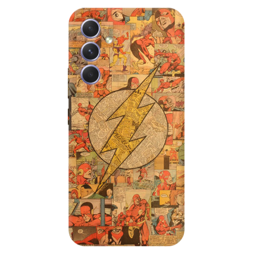 Samsung A55 Mavel Pattern Transparent Silicone TPU Θήκη