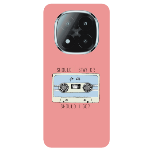 Xiaomi Redmi Note 14 Pro + 5g Should i go Transparent Silicone TPU Θήκη
