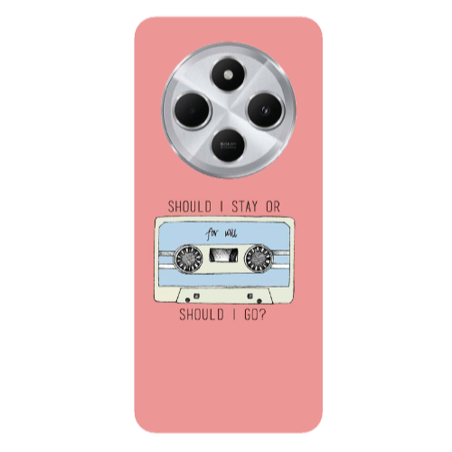 Xiaomi Redmi 14c Should i go Transparent Silicone TPU Θήκη
