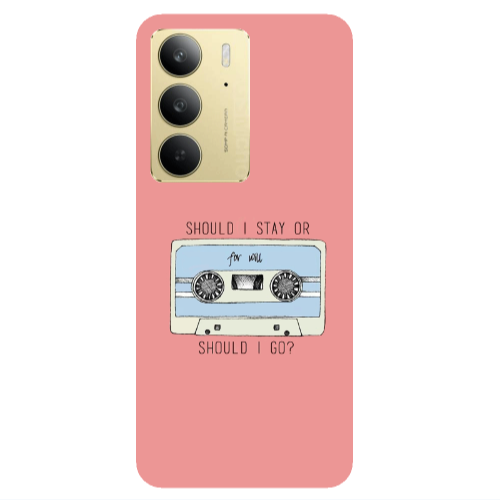 Realme C 75 Should i go Transparent Silicone TPU Θήκη