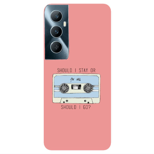 Realme C65 Should i go Transparent Silicone TPU Θήκη
