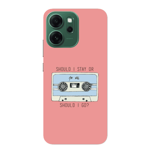 Oppo 14 F Should i go Transparent Silicone TPU Θήκη
