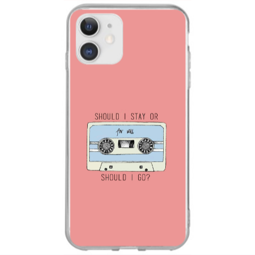 Apple iPhone 12 Should i go Transparent Silicone TPU Θήκη