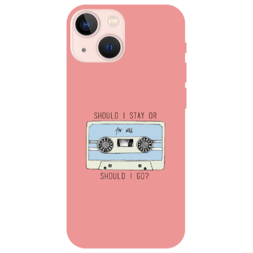 Apple iPhone 13 Should i go Transparent Silicone TPU Θήκη