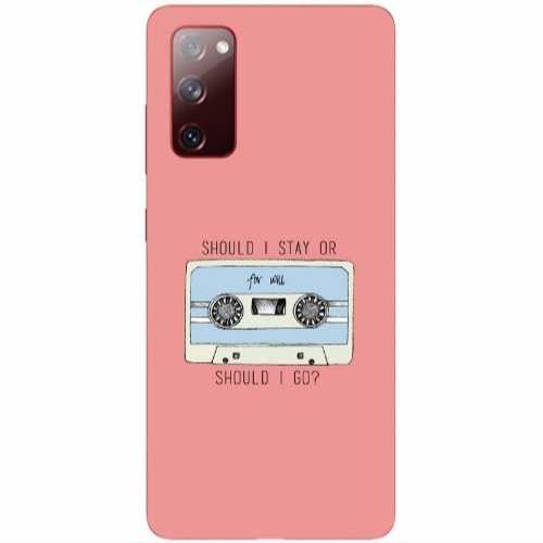 Samsung S20 FE Should i go Transparent Silicone TPU Θήκη
